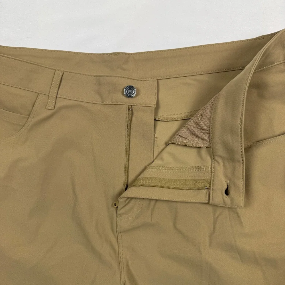 Fabletics Mens The Only Pant Khaki Tan Tech Chino 38x34 PT2459389-1726-38034
